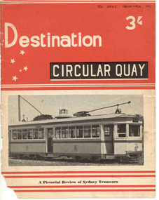 Book, Jack Richardson, "Destination Circular Quay", 1958