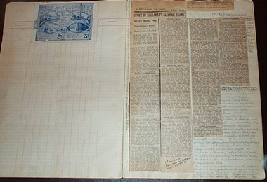 Newspaper, The Courier Ballarat, "Story of Ballarat's Electric Trams", 24/09/1937 12:00:00 AM