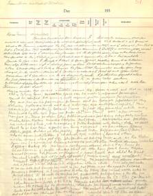 Transfers method of collection - handwritten notes.