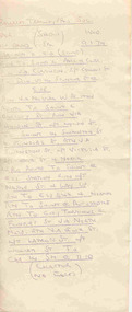 Ephemera - MMTB Special Table, Melbourne and Metropolitan Tramways Board (MMTB), Jan. 1974