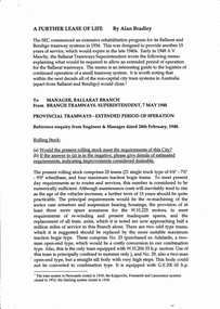 Document - Report, Alan Bradley, "A Further Lease of Life ", Sep. 2003