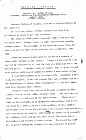 Document - Report, R. J. Risson, "Moving People", Aug. 1954