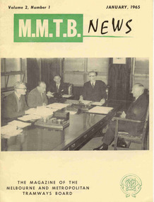 Magazine, K. V. Newmann and  MMTB Public Relations Officer, "MMTB News", 1965