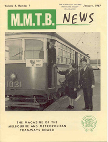 Magazine, Melbourne and Metropolitan Tramways Board (MMTB), "MMTB News", 1967
