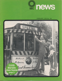 Magazine, State Electricity Commission of Victoria (SECV), "SEC News" Feb. 1975, No. 190, Feb. 1975