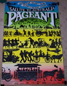 Poster, Cozzolino Hughes and  Con Aslanis, "Salute to Australia Pageant", Jan. 1982