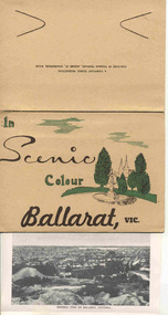 Postcard - Folder set, Viewpoint Scenic Production, "In Scenic Colour Ballarat, Vic", early 1950's
