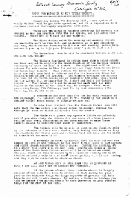 Document - Instruction, Electric Supply Co. of Vic (ESCo), "Notes for Motormen re New Weekly Tickets.", Feb. 1927