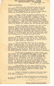 Document - Instruction, Melbourne and Metropolitan Tramways Board (MMTB), "Rules and Instructions for Traffic Inspectors.", Sept. 1950
