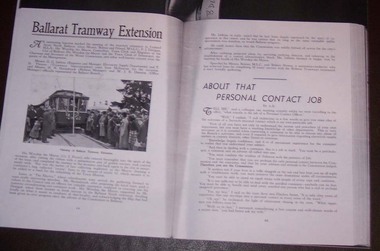 Document - Photocopy, M. Sayers, "Ballarat Tramway Extension", 2000?