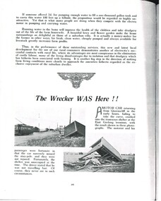 Document - Photocopy, M. Sayers, "The Wrecker WAS Here!!", 2000?