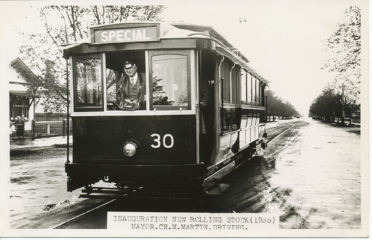 Inauguration of the new rolling stock