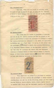 Document - Ticket Manual, State Electricity Commission of Victoria (SECV), Bendigo Tramways (SEC), ticket manual, 1937