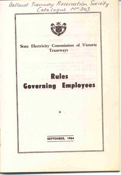 "Rules Governing Employees"