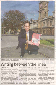 Newspaper, The Courier Ballarat, "Writing between the lines", 22/09/2005 12:00:00 AM
