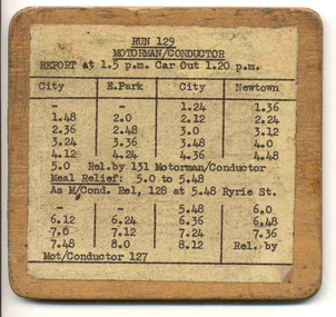 Geelong Trams Run 129
