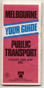Map, Ministry of Transport, "Melbourne Public Transport Map" -  "No. 9", 1979