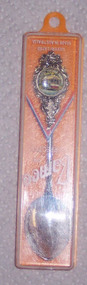 Souvenir - Teaspoon, Perfection Plate, BTPS Teaspoon - tram 27, 1980's