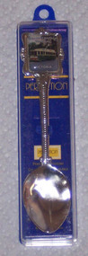 Souvenir - Teaspoon, Perfection Plate, BTPS Teaspoon - tram 33, late 1980's