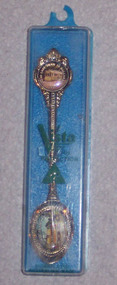 Souvenir - Teaspoon, Perfection Plate, BTPS Teaspoon - tram 40 and 1, early 1990's