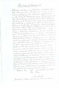 Document - Photocopy, Edward Thomson of Adelaide, 1992