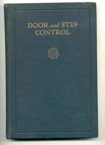 Book, National Pneumatic Company, "Door and Step Control", c1920s