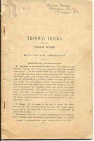 "Tramway Track - Track Work"