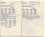 Table cards - Weekdays - Motorman and Conductors - sample