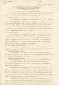 Document - SEC Instruction Sheet, State Electricity Commission of Victoria (SECV), Special order to Motormen, 49/1, Jan. 1965