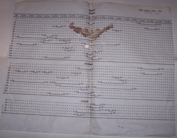 Document - Roster, State Electricity Commission of Victoria (SECV), "Stand By", 29/08/1966 12:00:00 AM