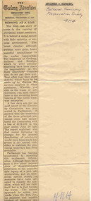 Newspaper, Geelong Advertiser, "Running at a loss", 11/12/1950 12:00:00 AM
