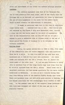 Report - "Bendigo Tramways" - page 2 of 2