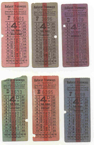 Ephemera - Ticket/s, J. J. Miller, ESCo 4d Day Return tickets, early to mid 1930's
