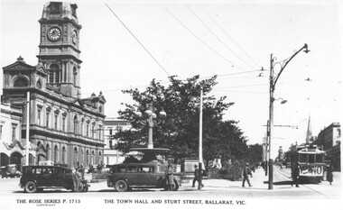 "The Town Hall and Sturt Street Ballarat Vic", 