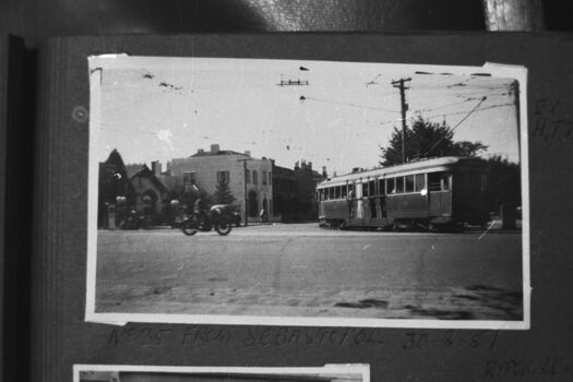 No. 35,  turning from Drummond St Sth into Sturt St.