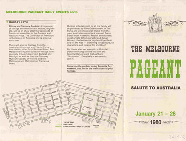 Memorabilia - Event Materials, Melbourne Pageant Committee, Australia Day Pageant 1980, 27/12/2006 12:00:00 AM