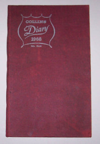 Administrative record - Log book, Diary, Collins Bros, 1967