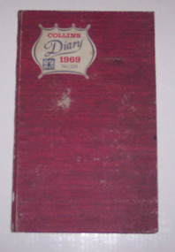 Administrative record - Log book, Diary, Collins Bros, 1968