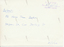 Notes on rear of print