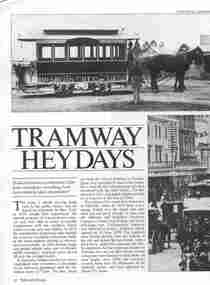 Magazine - Illustration/s, Colin Jones, "Tramway Heydays", 1979?