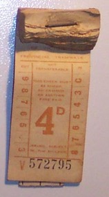 Ephemera - Ticket/s, State Electricity Commission of Victoria (SECV), SEC 4d, 1955? - 1965?