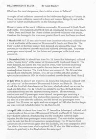 Literary work - Manuscript, Alan Bradley, "Drummond St Blues", mid 1990's?