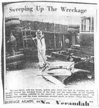 Sweeping up the wreckage