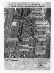 Document - Photocopy, Gregory Burgess Pty Ltd and  Architects and, "Landscape Plan for Potential Ex-POW Memorial & Ballarat Botanical Gardens Interpretation Centre", Nov. 2005