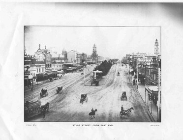 Document - Photocopy, Neville Hesketh, "Sturt St from the East End", Mar. 2008