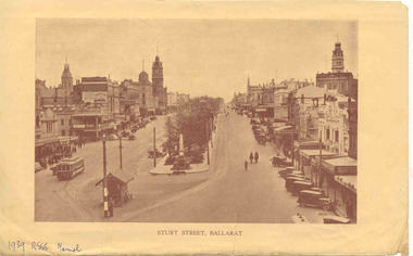 Photograph - Illustration/s, Royal South Street Society, "Sturt St Ballarat", 1939