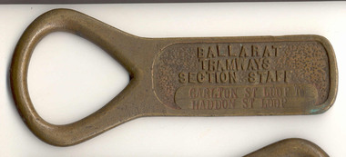 Functional Object - Section Staff, Electric Supply Co. Vic (ESCo), "Carlton St to Haddon St Loop"