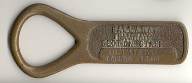 Functional Object - Section Staff, Electric Supply Co. of Vic (ESCo), "Pleasant St to Carlton St Loop"