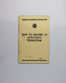 "How to become an efficient conductor" - Front