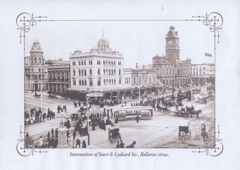 Intersection of Sturt & Lydiard Sts Ballarat.